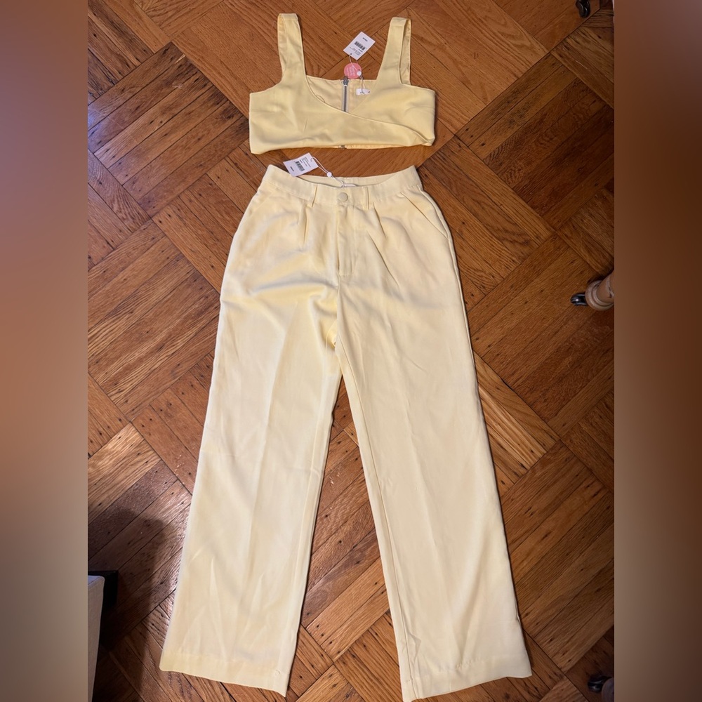 SUPRE Crips Yellow Wide Leg Pants